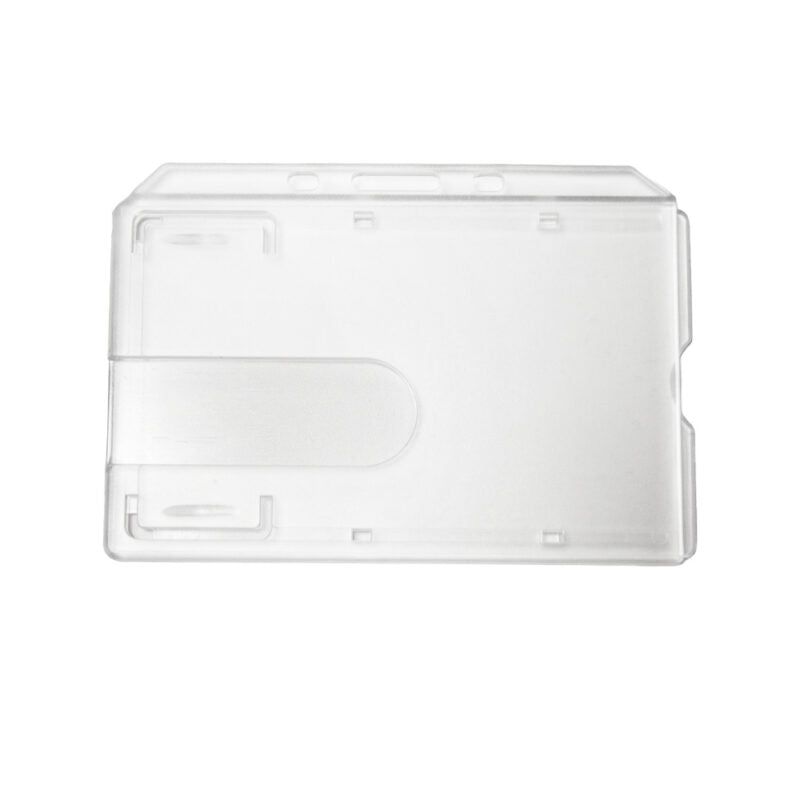 Kortholder i klar plast 86 × 54 mm til Key-Bak ID- og nøgleholder