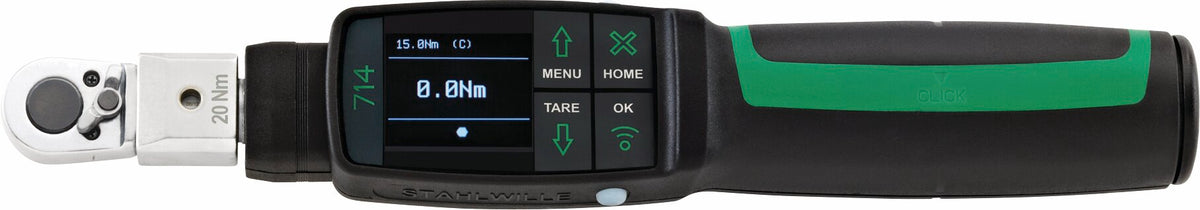 MANOSKOP 714R/2 eClick elektromekanisk vinkel-momentnøgle 2–20 Nm
