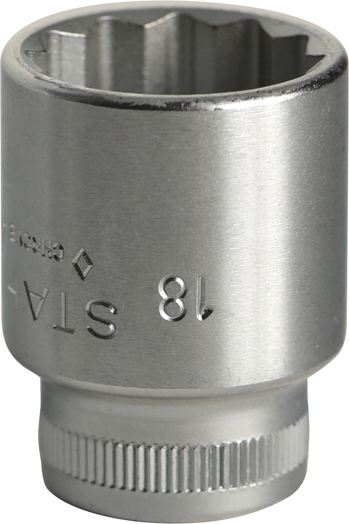 45 top 18 mm, firkant 3/8"