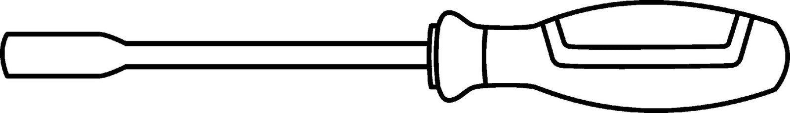 DRALL⁺ 12500N topskruetrækker 4 mm, 125 mm