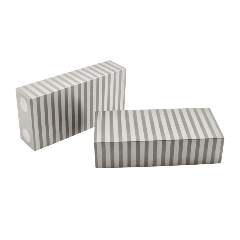 Lamelblokke 100 × 50 × 25 mm i sæt (stål-alu)