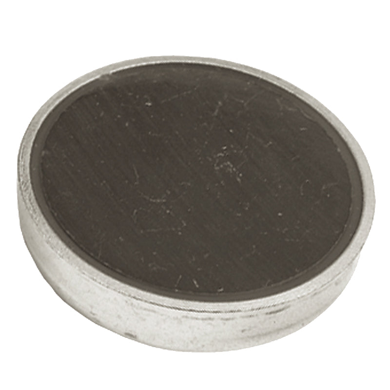 Lav ferrit-pottemagnet Ø80 × 18 mm med M10-gevindbøsning og 60,0 kg holdekraft