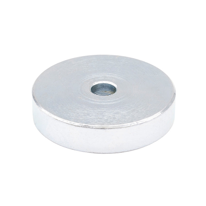 Lav neodym-pottemagnet Ø32 × 7,0 mm, undersænket hul Ø5,5 mm (23 kg)