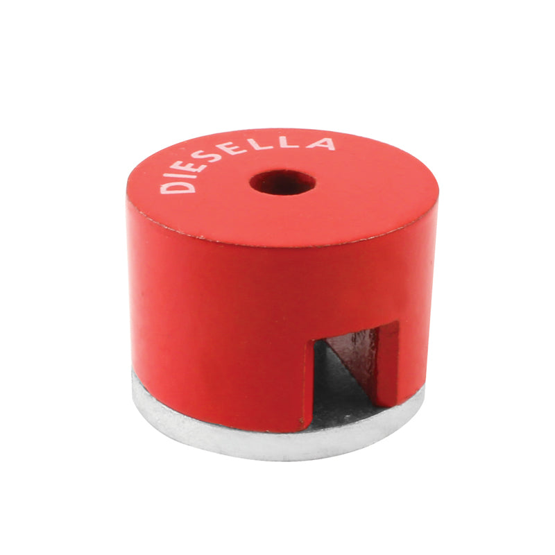 Alnico-knapmagnet Ø22,2 (30N) huldiameter Ø4,8