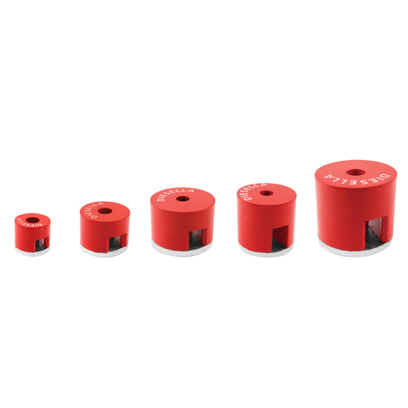 Alnico-knapmagnet Ø22,2 (30N) huldiameter Ø4,8