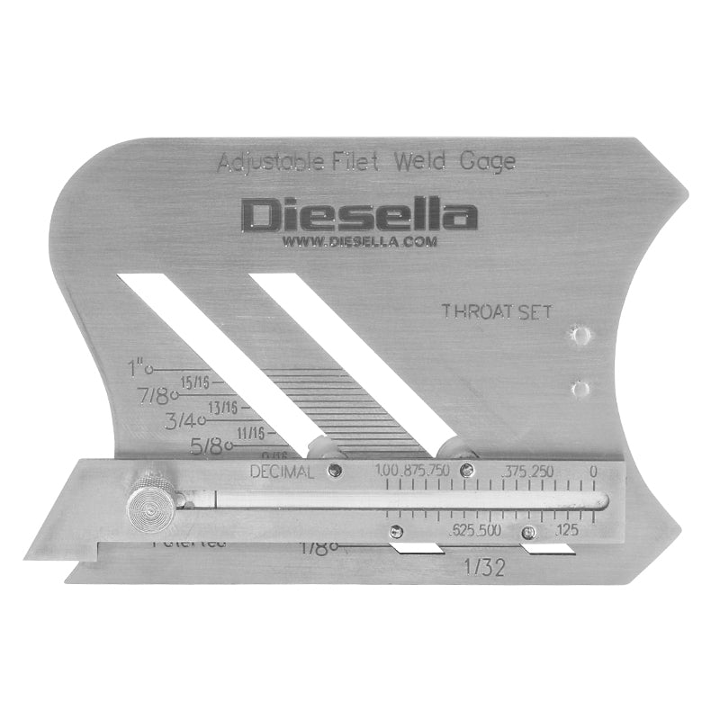 Svejsekantsømlære Fillet type justerbar (Model K2)