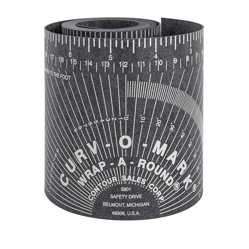 CURV-O-MARK Wrap-a-round 176B sort (Large) 9,85 × 182,9 cm / 3,88"x 6"