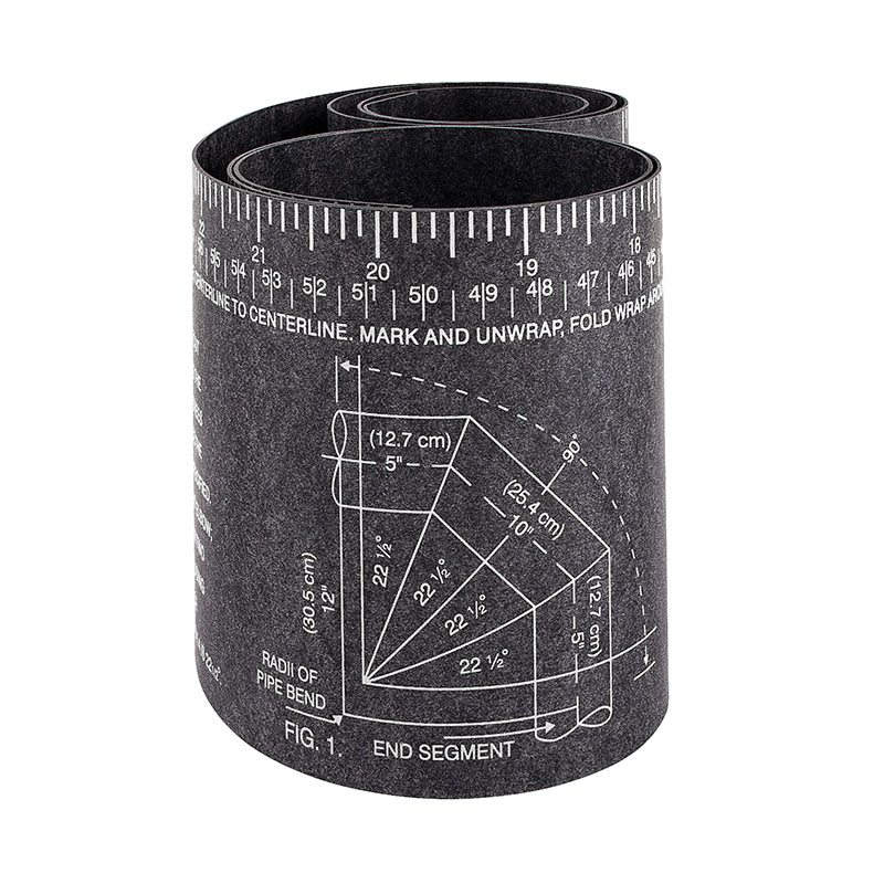 CURV-O-MARK Wrap-a-round 176B sort (Large) 9,85 × 182,9 cm / 3,88"x 6"