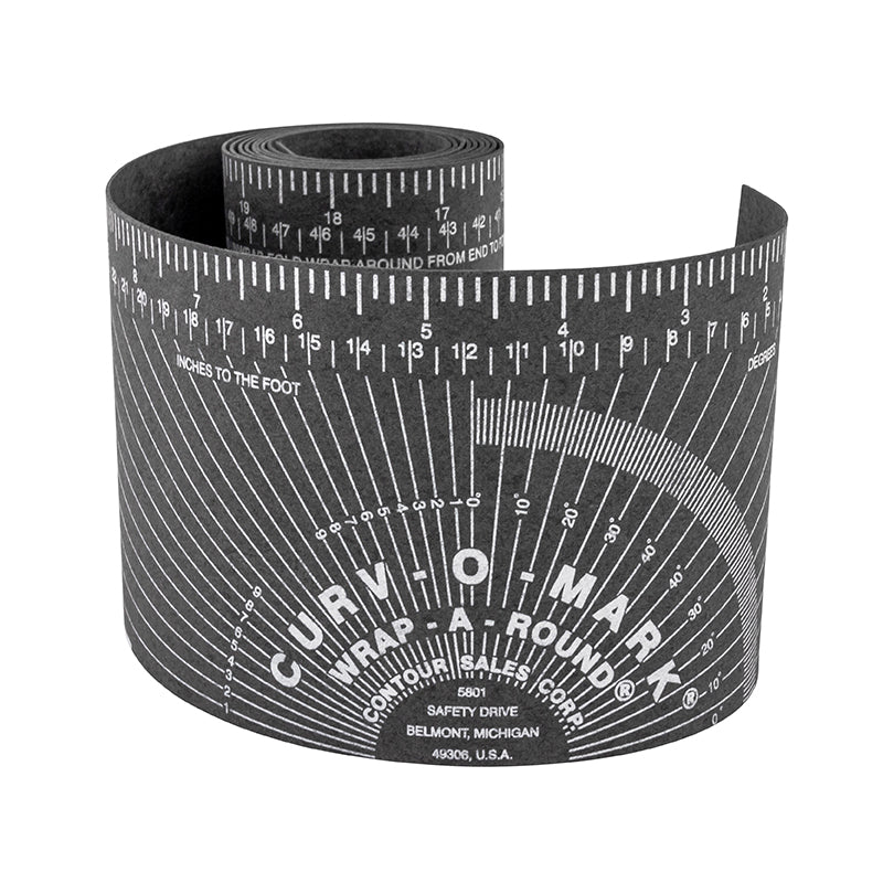 CURV-O-MARK Wrap-a-round 176B sort (Large) 9,85 × 182,9 cm / 3,88"x 6"