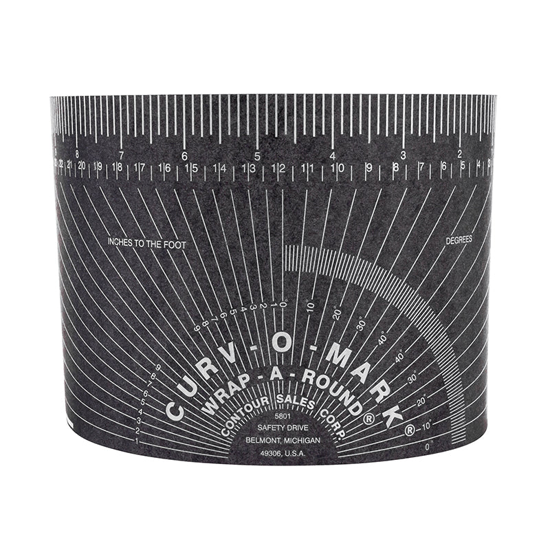 CURV-O-MARK Wrap-a-round 177B sort (XL) 12,7 × 213,4 cm / 5,00 × 7"