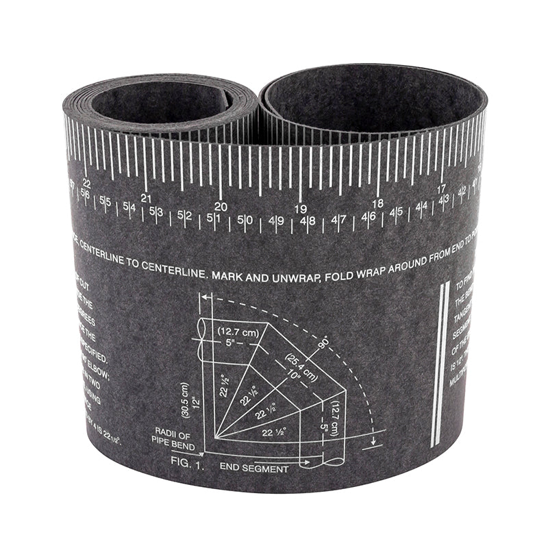 CURV-O-MARK Wrap-a-round 177B sort (XL) 12,7 × 213,4 cm / 5,00 × 7"