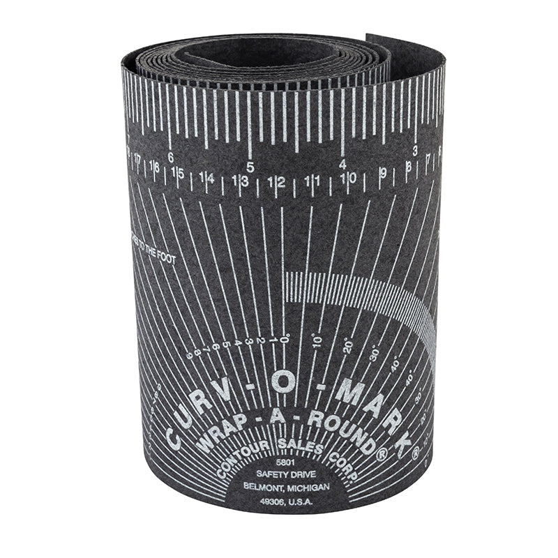 CURV-O-MARK Wrap-a-round 177B sort (XL) 12,7 × 213,4 cm / 5,00 × 7"
