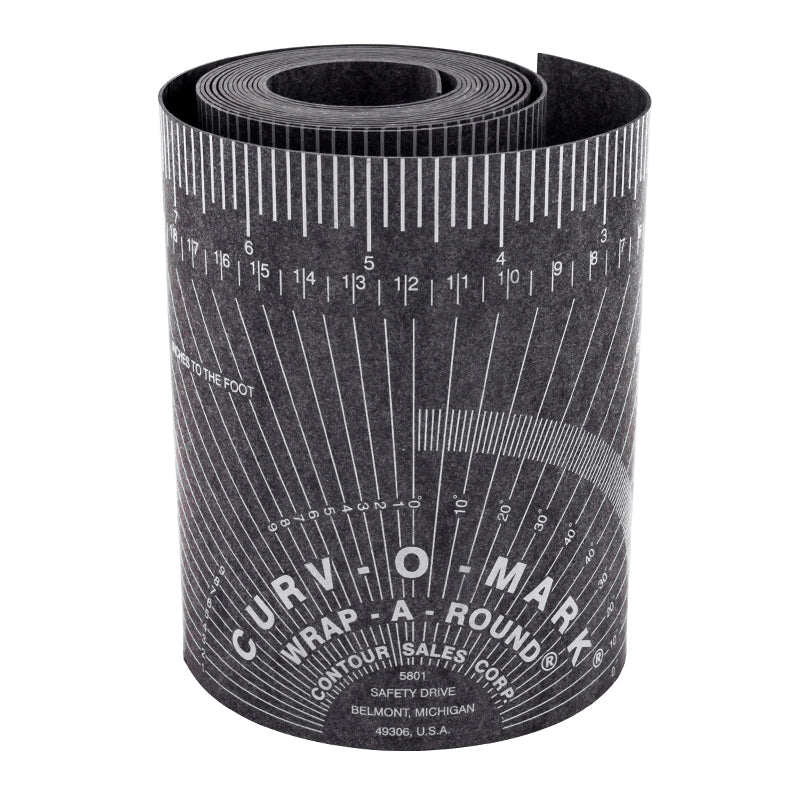 CURV-O-MARK Wrap-a-round 179B sort (XXL) 12,7 × 274,3 cm / 5,00 × 9"