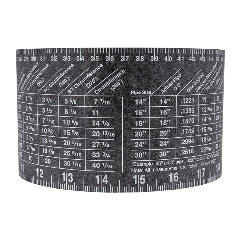 FLANGE WIZARD Wrap-Around WW-17 Medium til 2"-16" rør (60" længde / 3 7/8" bredde)