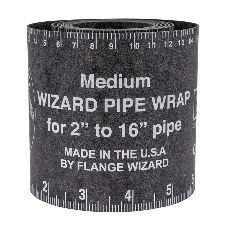 FLANGE WIZARD Wrap-Around WW-17 Medium til 2"-16" rør (60" længde / 3 7/8" bredde)