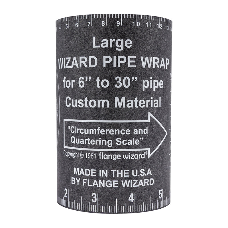FLANGE WIZARD Wrap-Around WW-17 A Large til 6"-30" rør (120" længde / 5 1/4" bredde)