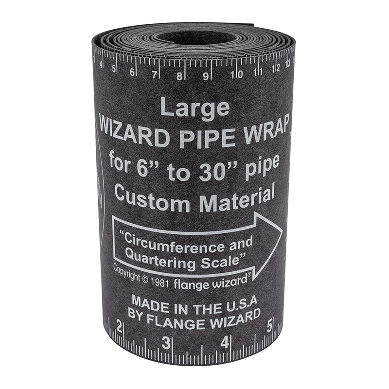 FLANGE WIZARD Wrap-Around WW-17 A Large til 6"-30" rør (120" længde / 5 1/4" bredde)
