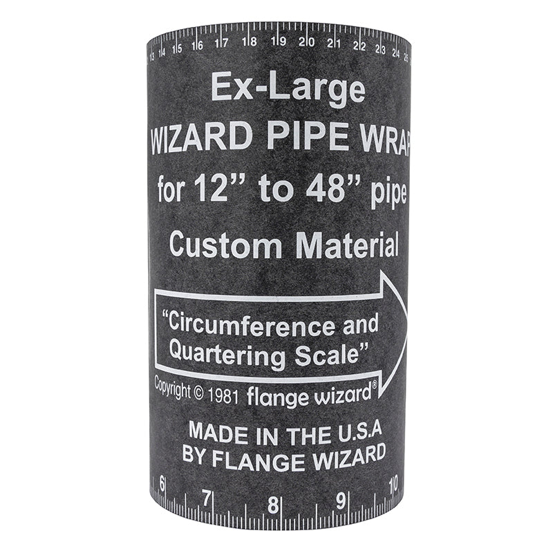FLANGE WIZARD Wrap-Around WW-19 Extra-Large til 12"-48" rør (180" længde / 7" bredde)