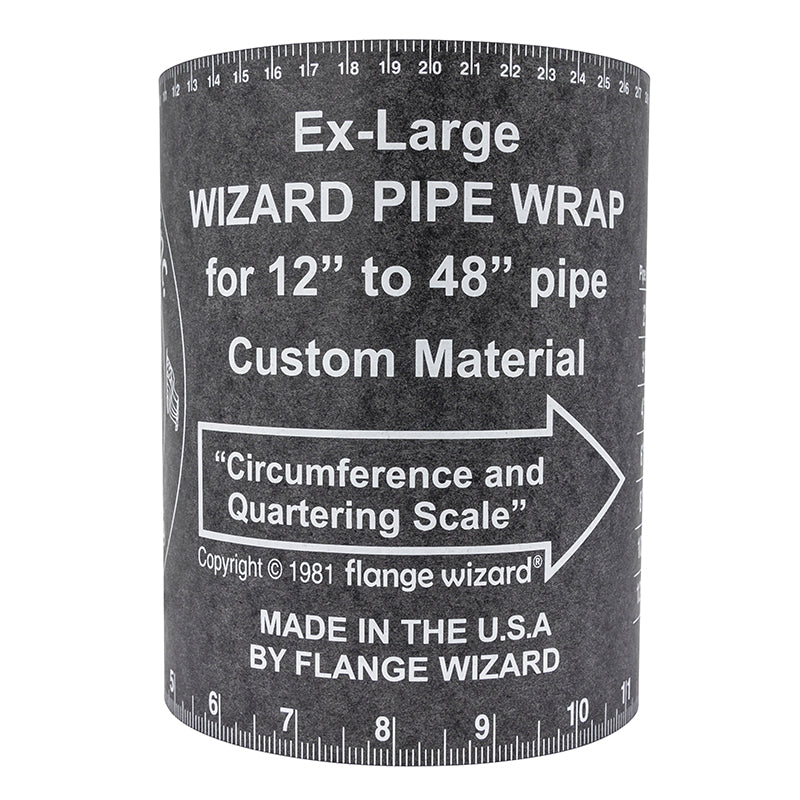 FLANGE WIZARD Wrap-Around WW-19 Extra-Large til 12"-48" rør (180" længde / 7" bredde)
