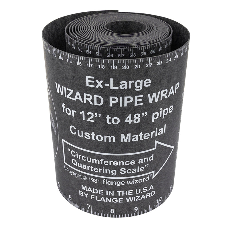 FLANGE WIZARD Wrap-Around WW-19 Extra-Large til 12"-48" rør (180" længde / 7" bredde)