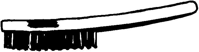 12373 bremsesadelbørste 230 mm