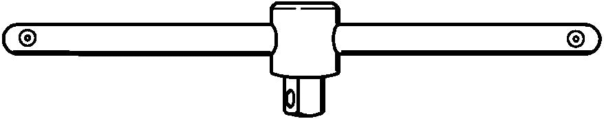 404 tværgreb, firkant 1/4"
