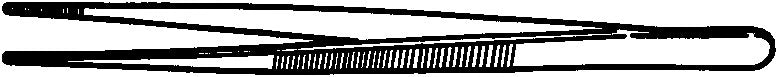 13130 pincet, lige, 160 mm
