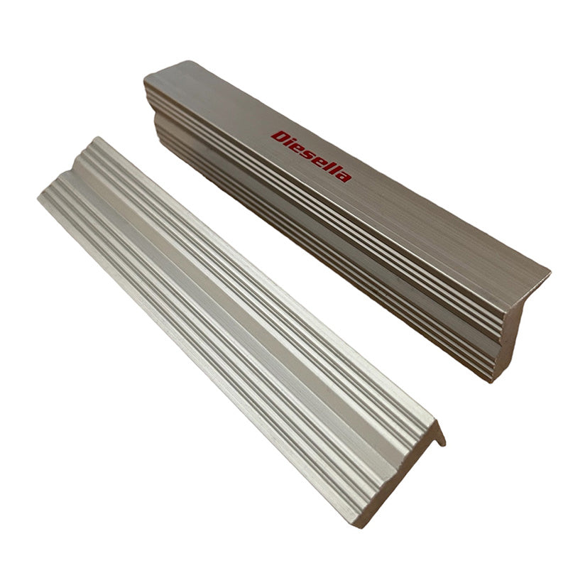 Alu-beskyttelsesbakker 160 mm riflet med neodymmagneter