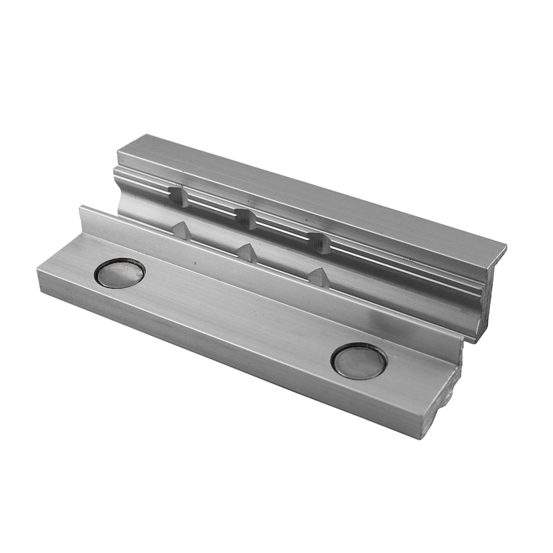 Alu-beskyttelsesbakker 150 mm prisme med neodymmagneter