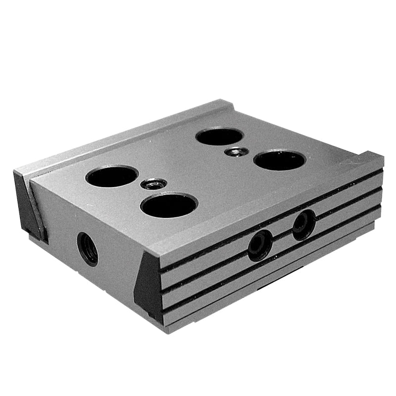Fast dobbelt bakke med 2 kæber 125 mm