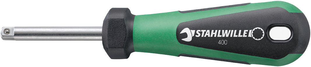 400N topnøglegreb, firkant 1/4"