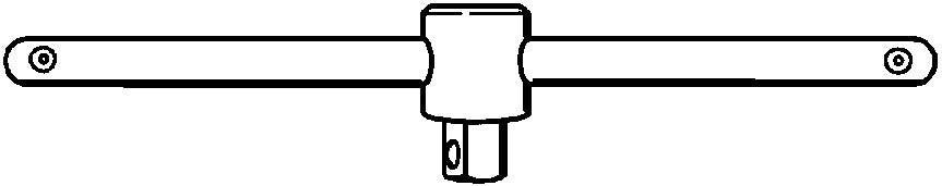 425 tværgreb, firkant 3/8"