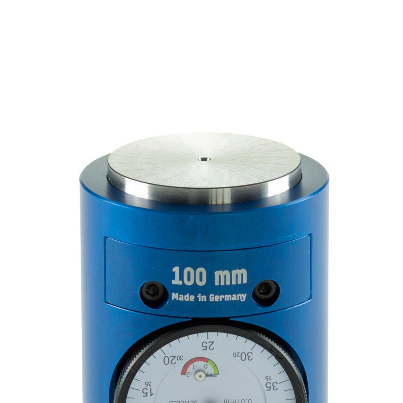 Toolsetter 100 mm (+/- 0,01 mm) med måleur og Ø42 mm tasteflade (base = Ø54,5 mm)