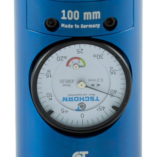 Toolsetter 100 mm (+/- 0,01 mm) med måleur og Ø42 mm tasteflade (base = Ø54,5 mm)