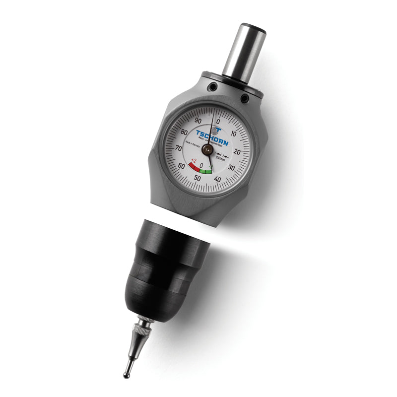 3D-taster VIplus IP67 med Ø12 mm skaft (analog, hvid urskive)