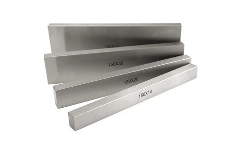Parallelklodser i individuelle par 10 × 14 × 150 mm (B × H × L)