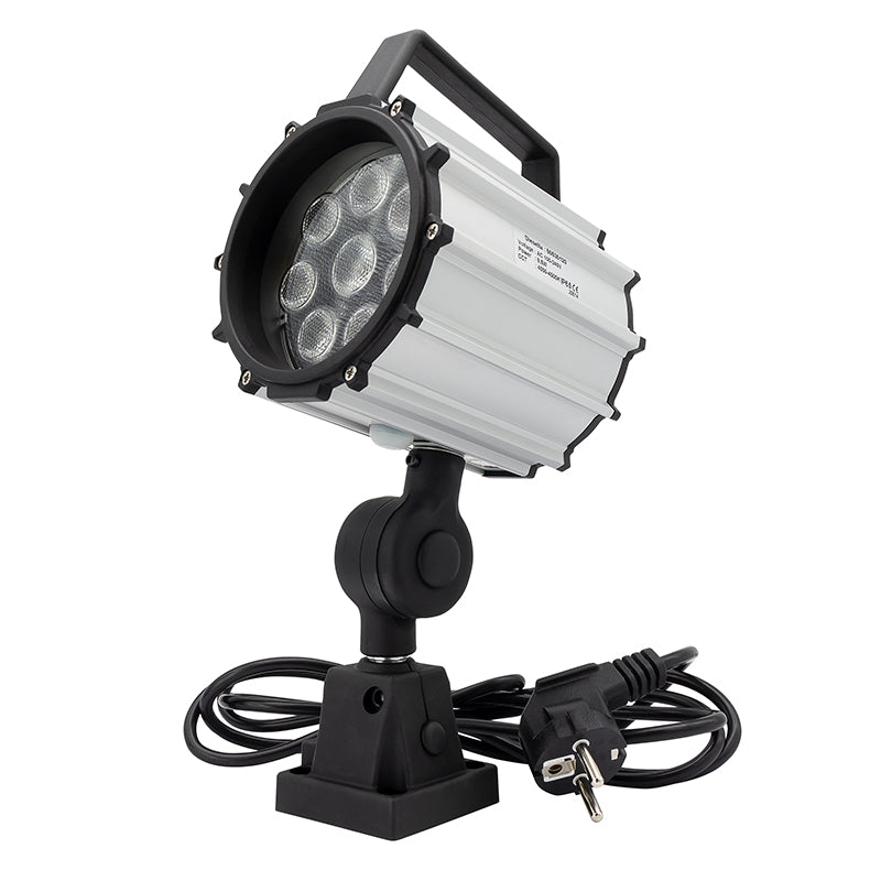 LED-maskinlys "LEO" med kort arm AC 230 V