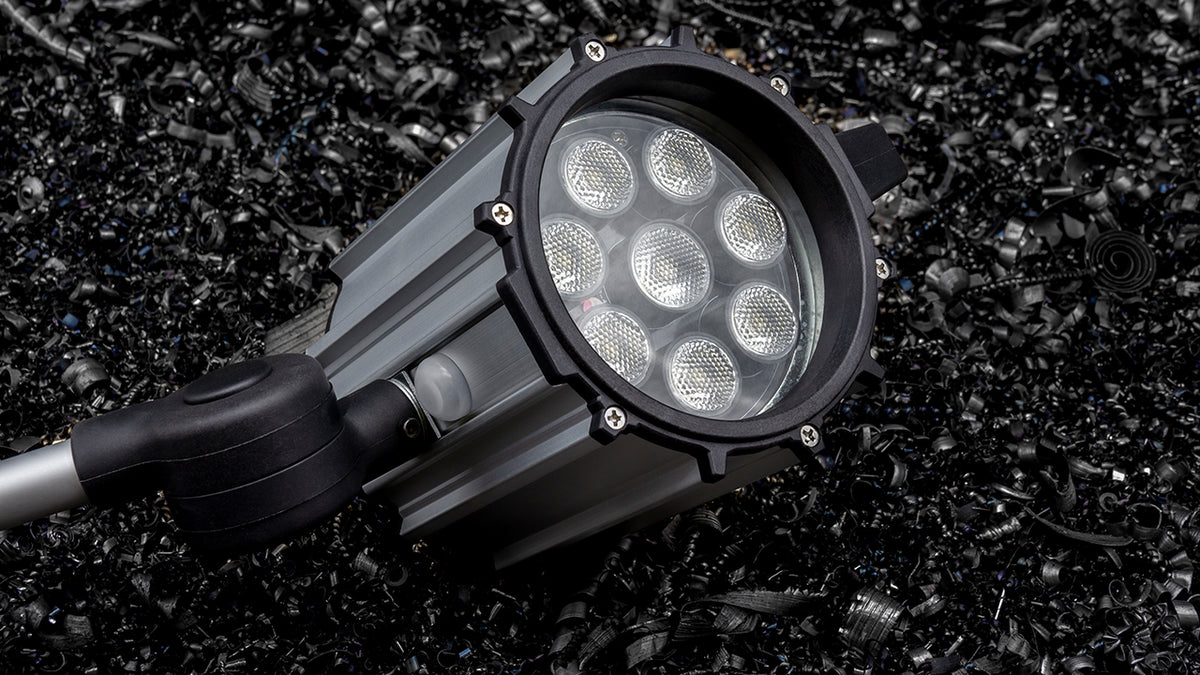 LED-maskinlys "LYRA" IP65 190 × 270 mm AC+DC 24 V
