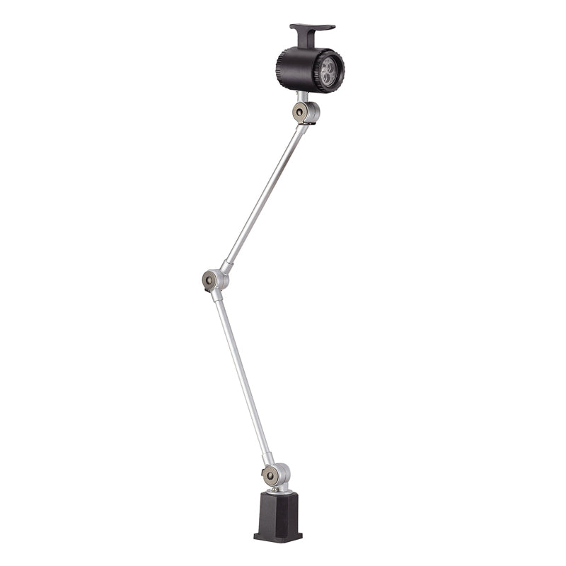 LED-maskinlys "VELA" med 400+400 mm arm AC 100 V-240 V
