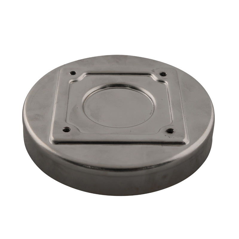 Magnetbeslag Ø102 mm til LED-maskinlys med 50 × 50 mm monteringshuller