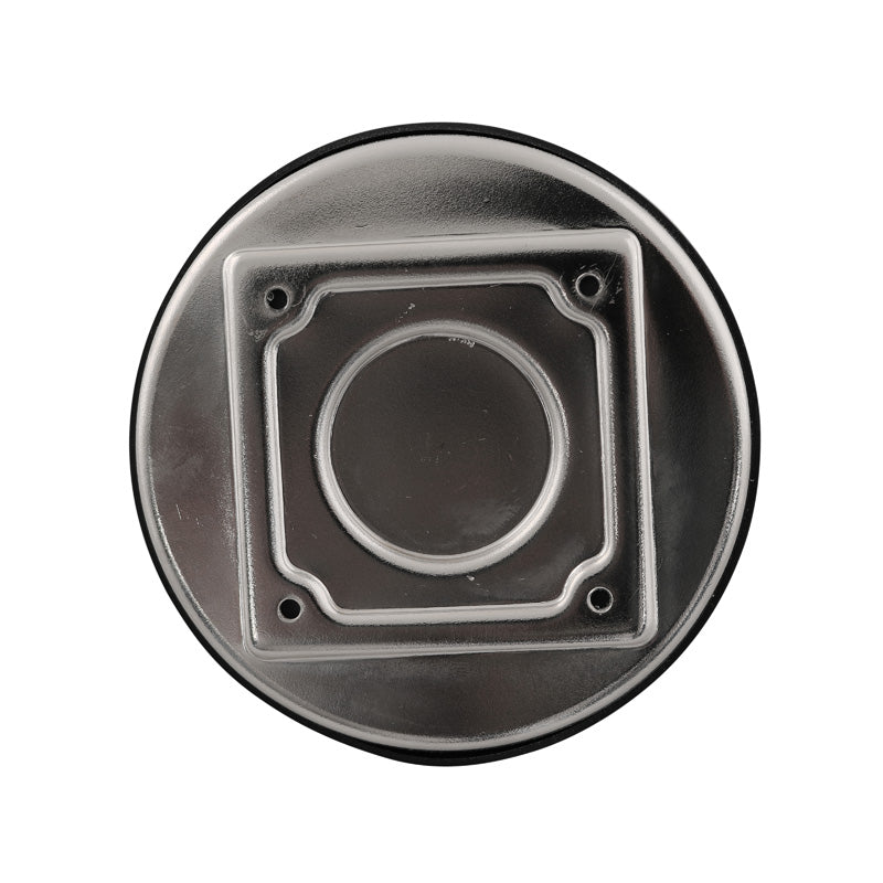 Magnetbeslag Ø102 mm til LED-maskinlys med 50 × 50 mm monteringshuller