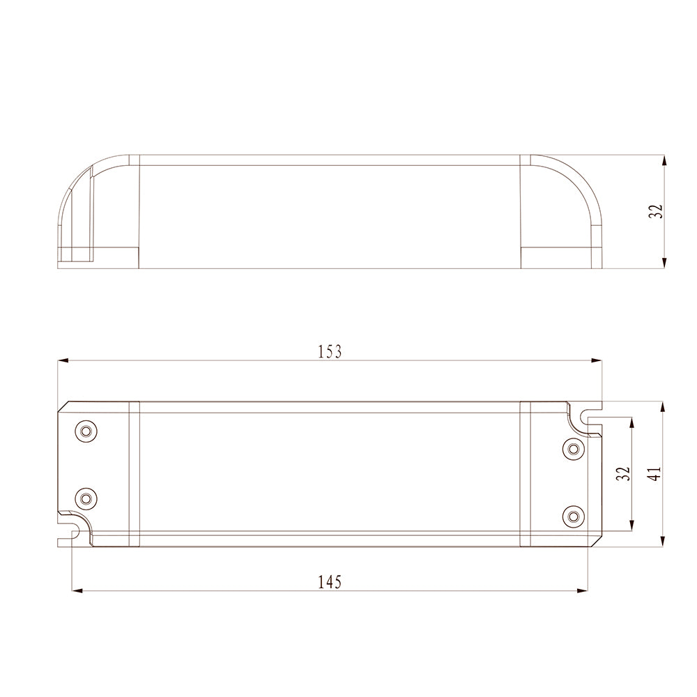 LED-driver/transformer 30 W til DC 12 V LED-maskinlys