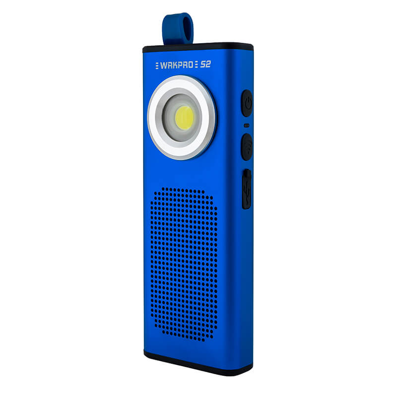 Arbejdslampe "S2" COB LED med genopladeligt batteri og 5 W Bluetooth-højttaler