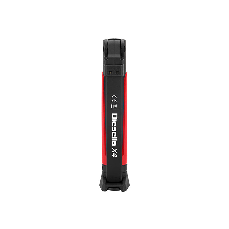 Arbejdslampe "SLIM X4" foldbar med COB LED, magnet og genopladeligt batteri