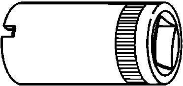 412 bitholder 1/4", firkant 1/4"