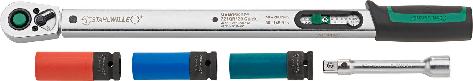 721QR/20/3/1 Quick hjulskiftesæt 40–200 Nm