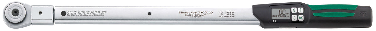MANOSKOP 730DR/20 elektromekanisk momentnøgle 20–200 Nm