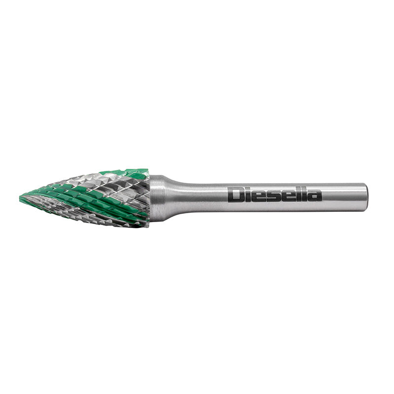 Fræsestift HM Ø12 mm i sæt med 5 stk. (form B, C, D, F, G)