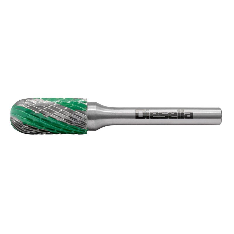 Fræsestift HM Ø10 mm i sæt med 5 stk. (form B, C, D, F, G)