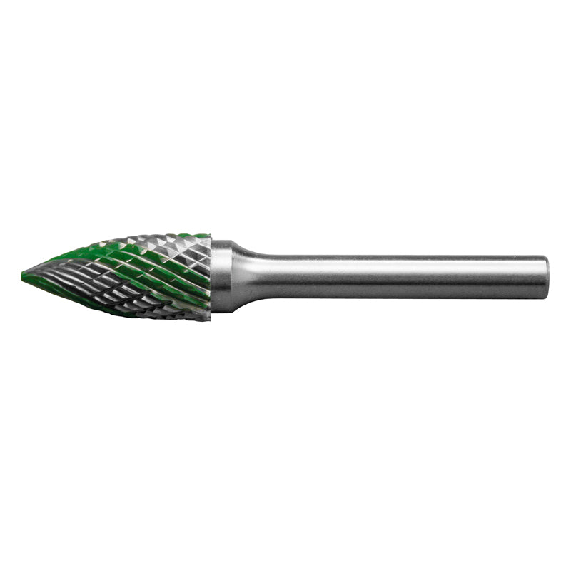 Fræsestift HM Ø10 × 20 mm form G (Speedcut) med Ø6 mm skaft